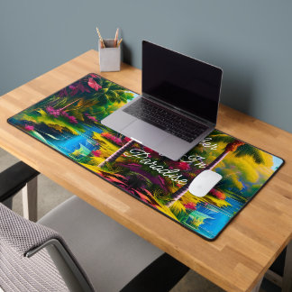 Tropical Paradise II Desk Mat