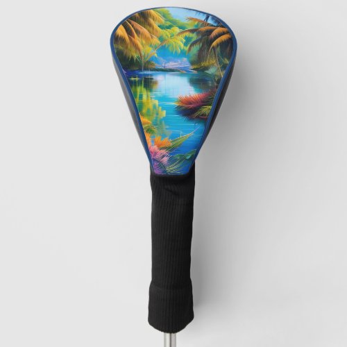 Tropical Paradise II Golf Head Cover