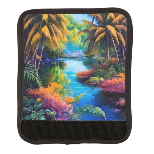 Tropical Paradise II Luggage Handle Wrap