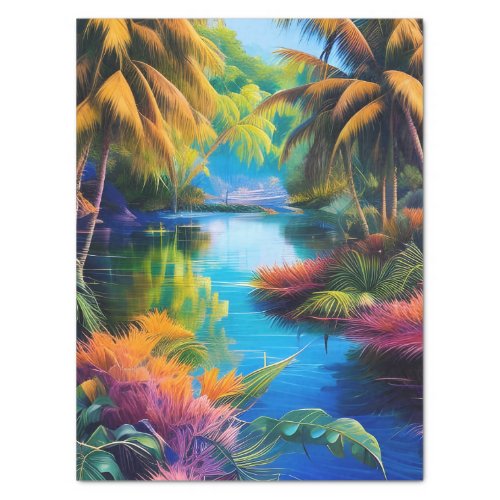 Tropical Paradise II Tissue Paper