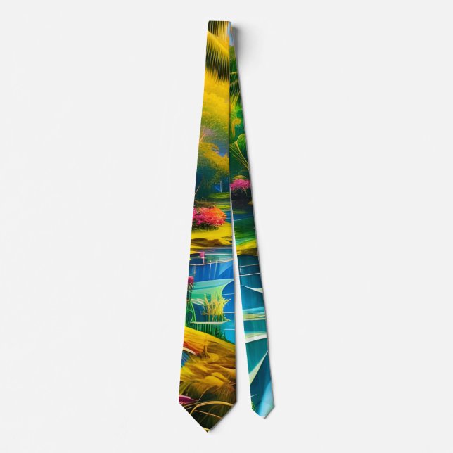 Tropical Paradise III Neck Tie (Front)