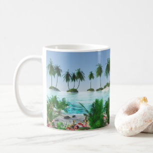 Tropical Paradise Island Coffee Mug