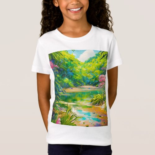 Tropical Paradise _ Jungle Oasis T_Shirt