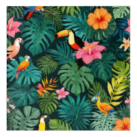 Tropical Paradise Jungle Pattern