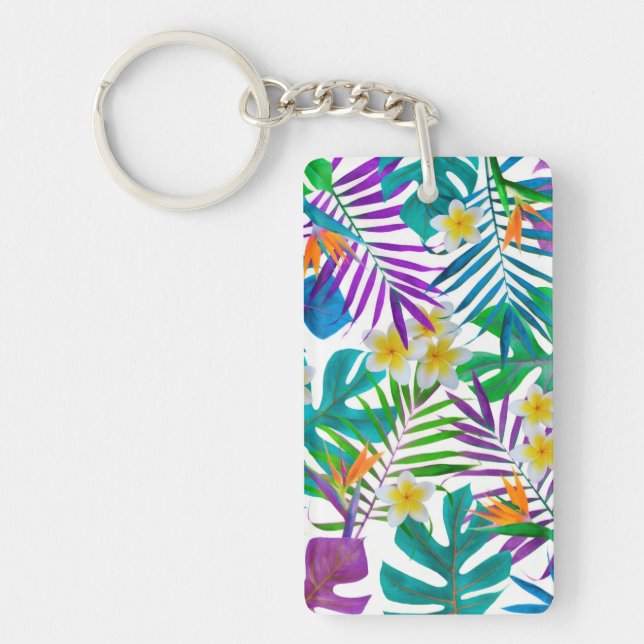 Tropical Paradise Keychain (Front)