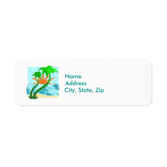 TROPICAL PARADISE LABEL (Front)