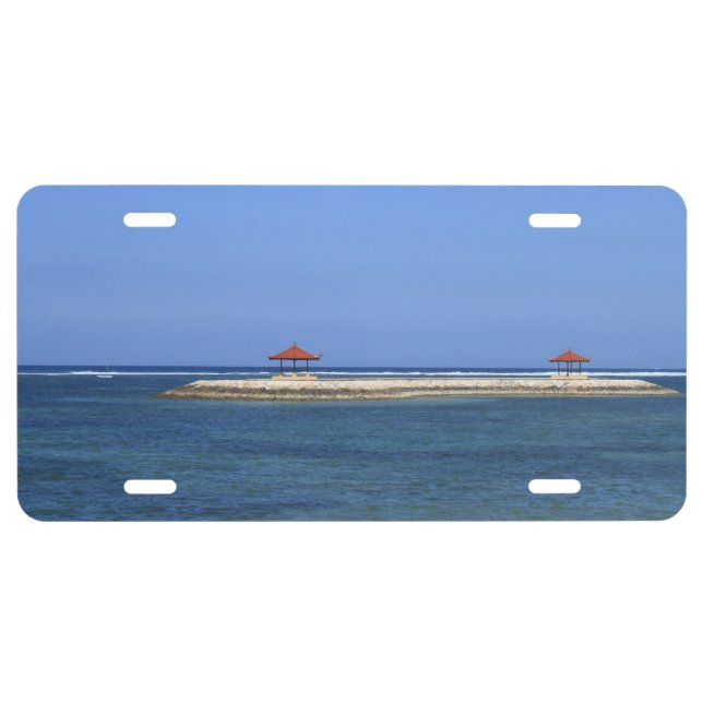 Tropical paradise license plate (Front)