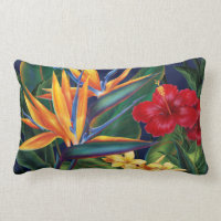 Tropical Paradise Lumbar Decorator Pillows