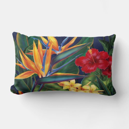 Tropical Paradise Lumbar Decorator Pillows