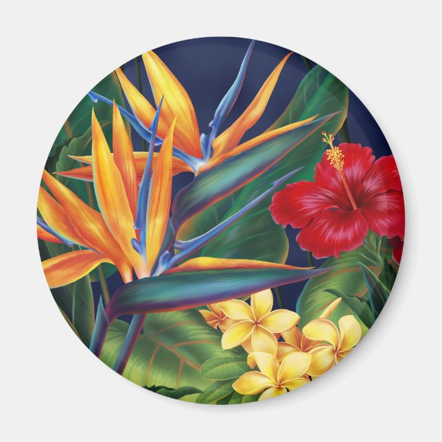 Tropical Paradise Magnet (Front)