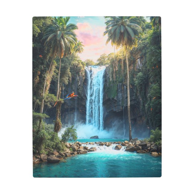 Tropical Paradise Metal Print (Front)