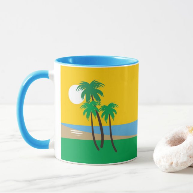 Tropical Paradise Mug (With Donut)