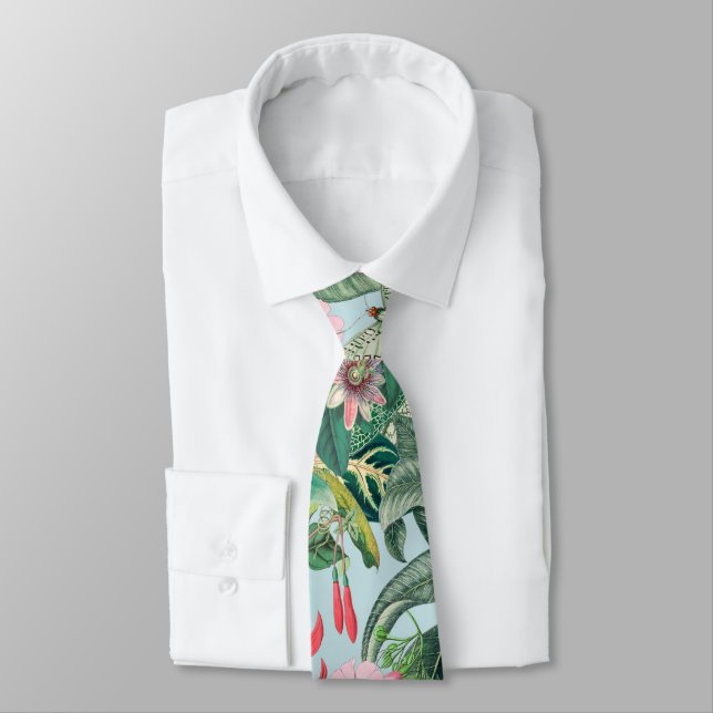 Tropical Paradise Neck Tie (Tied)