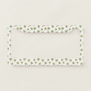 Tropical Paradise. Palm Trees. License Plate Frame