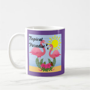 Tropical Paradise Pink Flamingo - Classic Mug