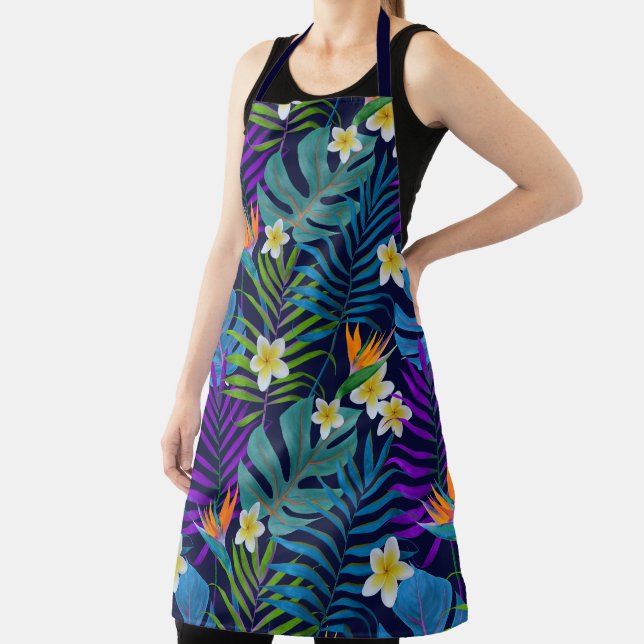 Tropical Paradise Plants Apron (Insitu)