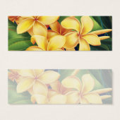 Tropical Paradise Plumeria Bookmark (Front & Back)