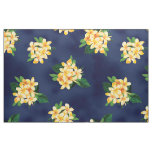 Tropical Paradise Plumeria Hawaiian Fabric