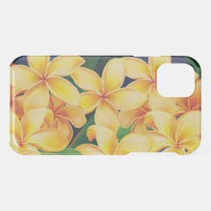 Tropical Paradise Plumeria Hawaiian iPhone 11 Case