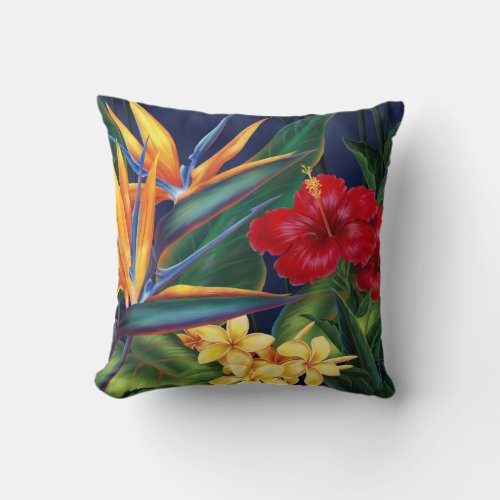 Tropical Paradise Square Decorator Pillows