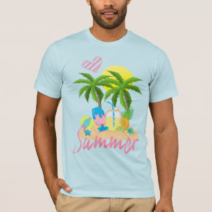 Tropical Paradise Summer Love Beach Men's T-Shirt