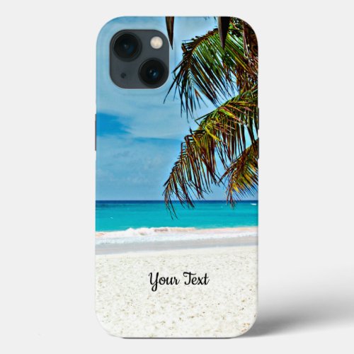 Tropical Paradise template customizable iPhone 13 Case
