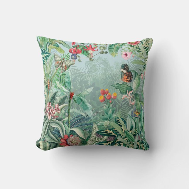 Tropical Paradise Throw Pillow (Front)