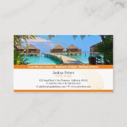 Tropical Paradise | Tourism Travel Agent Business Card at Zazzle