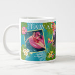 Tropical Paradise Travel Memories Teal Giant Coffee Mug