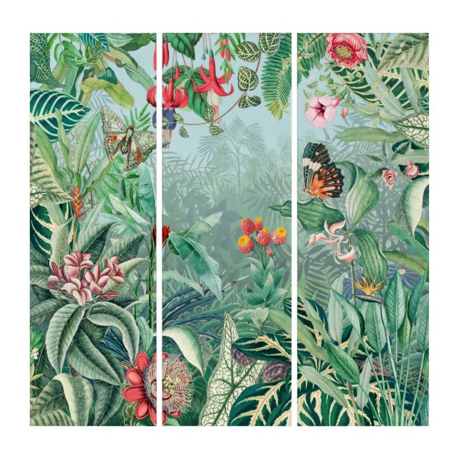 Tropical Paradise Triptych (Front)