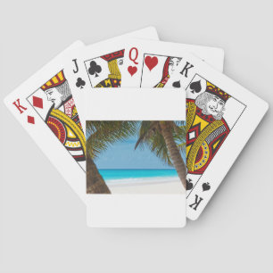 Tropical Paradise Water Beach Sand Surf Destiny Poker Cards
