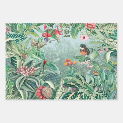 Tropical Paradise   Wrapping Paper Sheets