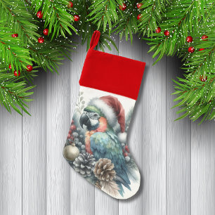 Tropical Parrot  Christmas Stocking
