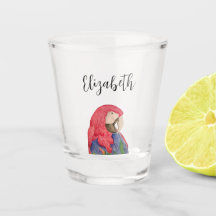 Tropical Parrot Colorful Macaw Drawing