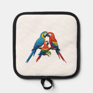 Tropical Parrots Pot Holder