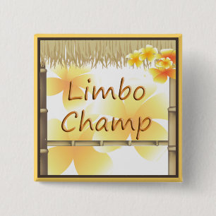 Tropical Party Tiki Hut  Limbo Champ Button