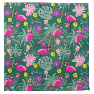 🤩Tropical party with pickleball, Cloth Napkin
