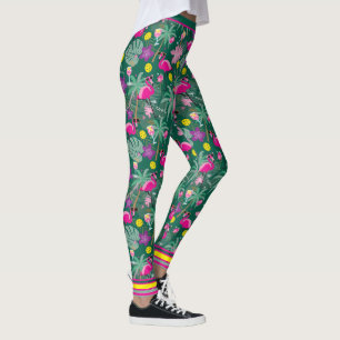 🤩Tropical party with pickleball,  Leggings