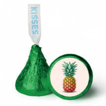 Tropical party with retro pineapple