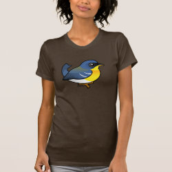 Tropical Parula Women's American Apparel Fine Jersey Short Sleeve T-Shirt