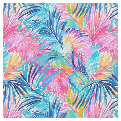 Tropical Pastel Breeze Fabric