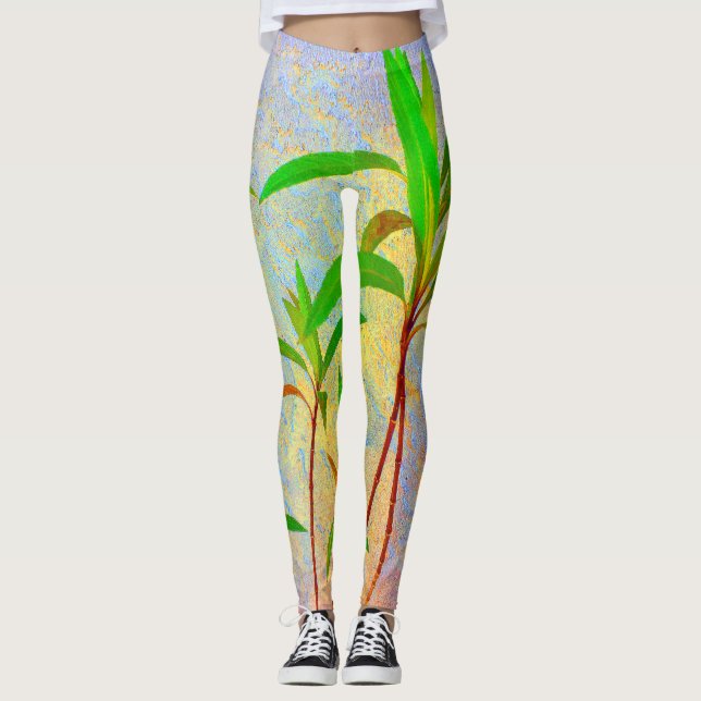 Tropical Pastel Leggings (Front)
