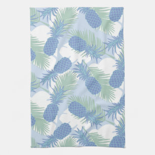 Tropical Pastel Pineapple Pattern Towel