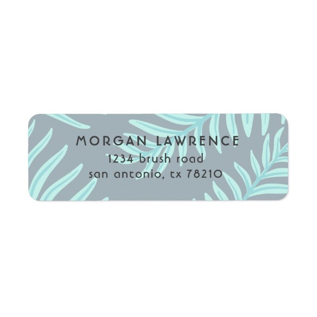 Tropical Pastel | Return Address Label (Front)