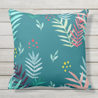 Tropical Pattern #4 Throw Pillow