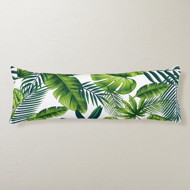 Tropical Pattern Body Pillow (Front)