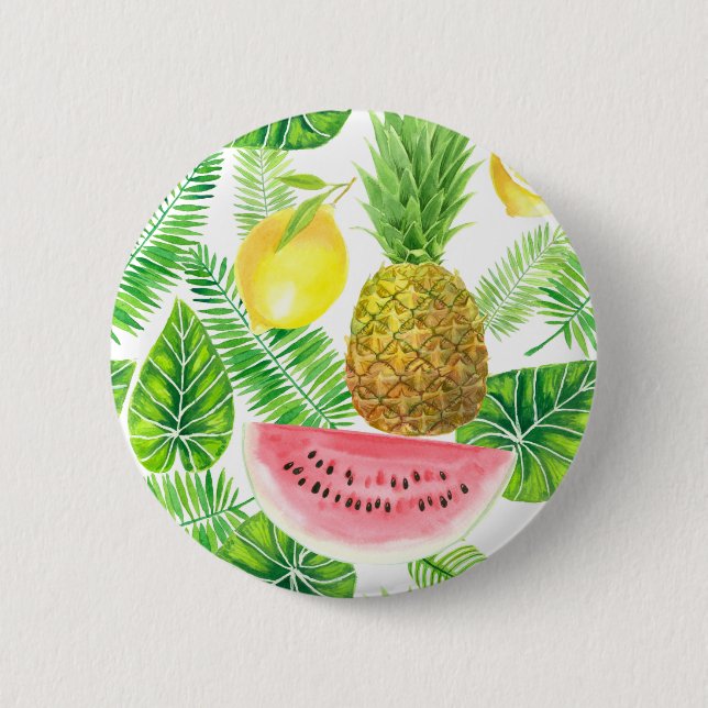 Tropical pattern button (Front)