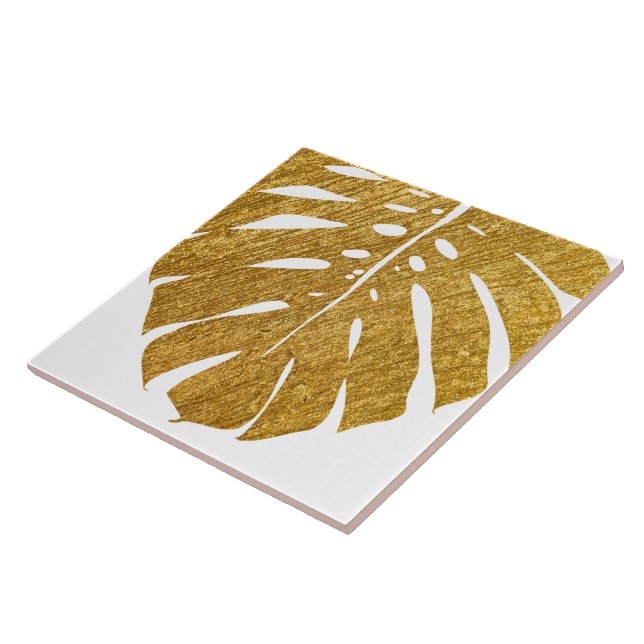 tropical pattern ceramic tile (Side)