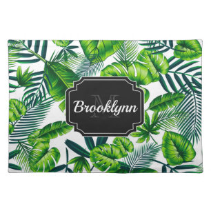 Tropical Pattern Cloth Placemat