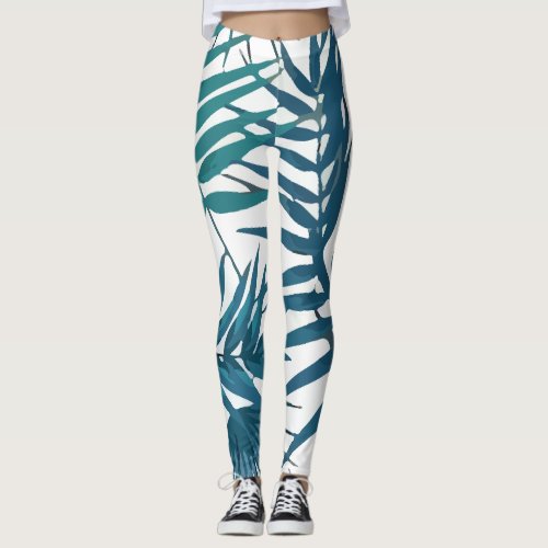 Tropical Pattern Exotic Background Leggings